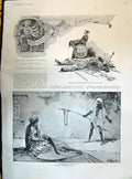 Old 1895 Story Illustration Snake Potters Wheel Vritra Devaraj Sacraf Victorian