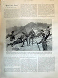 Old 1895 Skirmish Khar Kotal Dogras Deane Gatacre Gurdon Buchanan Dun Victorian