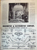 Old Print 1895 Installation Maharajah Mysore Gsmiths Silversmiths Compan 19th
