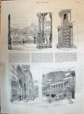 Old 1895 Queens Court Lake Palace Curry House Indian Empire Earl Yach Victorian