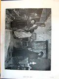Old 1895 Announcement Painting John Bacon Madame Von Palmay Marines L Victorian