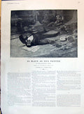 Old 1895 Black As Painted Frank Frankfort Moore Story Illustration Ha Victorian