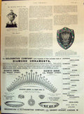 Antique Print 1895 Buluwayo Challenge Cup Billiards Shield Gsmith'S Company