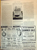 Old Print 1895 Lendy Memorial Sunbury Earl Grey Bensons Watches Robinson 19th