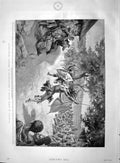 Old Antique Print 1895 Native Dance Buluwayo Matabeleland Entertainment 19th