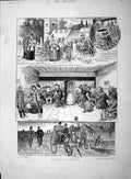 Old Antique Print 1895 Ladies Cycling Club Walter Rothschild Zebras Coach 19th