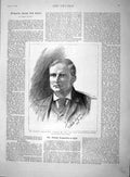 Original Old Antique Print 1895 Robert Bannatyne Finlay Emperor William Berlin