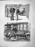 Old Antique Print 1895 General Fournier Country House Havre Villa Garden 19th