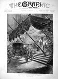Old Antique Print 1895 Lord Mayor Bordeaux Joseph Lady Renals Hotel Ville 19th