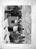 Original Old Antique Print 1895 Service Drowned Notre Dame D'Afrique Algiers
