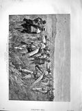 Original Old Antique Print 1895 General Duchesne Antananarivo Madagascar Siers