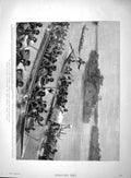 Old Antique Print 1895 Major Lothaire Congo State Canoes Prince Charles 19th