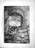 Old Antique Print 1895 London Waterloo Railway Tunnel Great Shield Works 19th