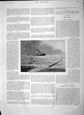Original Old Antique Print 1895 North German Lloyd Steamer Ship Spree Solent