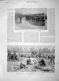 Old Antique Print 1896 Johannesburg Transvaal Uitlanders Yeoville Durham 19th