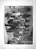 Old Antique Print 1896 Funeral Prince Henry Battenberg Whippingham Church 19th