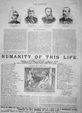 Old Antique Print 1896 Baldissera Crispi Rudini Albertone Eno Fruit Salt 19th
