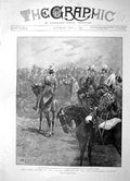 Old Antique Print 1896 Life Guards Lord Wolseley Wimbledon Common Horse 19th