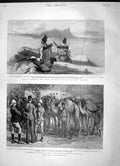 Original Old Antique Print 1896 Nile Sirdar Kitchener Wady Halfa Alimoolah Pass
