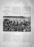 Original Old Antique Print 1896 Trial Leaders Reform Committee Pretoria Rhodes