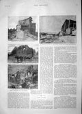 Original Old Antique Print 1896 English Men Egypt Pari Mutuel Cairo Racecourse