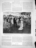 Original Old Antique Print 1896 Ball Government Sydney Hampden Mombasa-Uganda