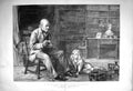Original Old Antique Print 1896 Mr Gladstone Grandson Deiniol Rectory Hawarden 0