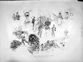 Original Old Antique Print 1896 Life Murren Lawn Tennis 19th Century