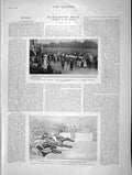 Original Old Antique Print 1896 Duchess Valdimir Tsarskoe Selo Polo Scurry Cup