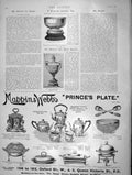 Original Old Antique Print 1896 Ayrshire Yeomanry Cup Mappin Webb Advertisement