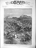 Old Antique Print 1896 Matabele Revolt Captain Grey Socuts Afrikander War 19th