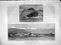 Original Old Antique Print 1896 Crete Plakos Turkish Camp Fort Kalivia Cret 19th