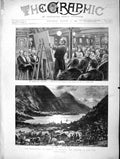 Original Old Antique Print 1896 Robert Ball Eclipse Sun Norway Ship Nor 19th