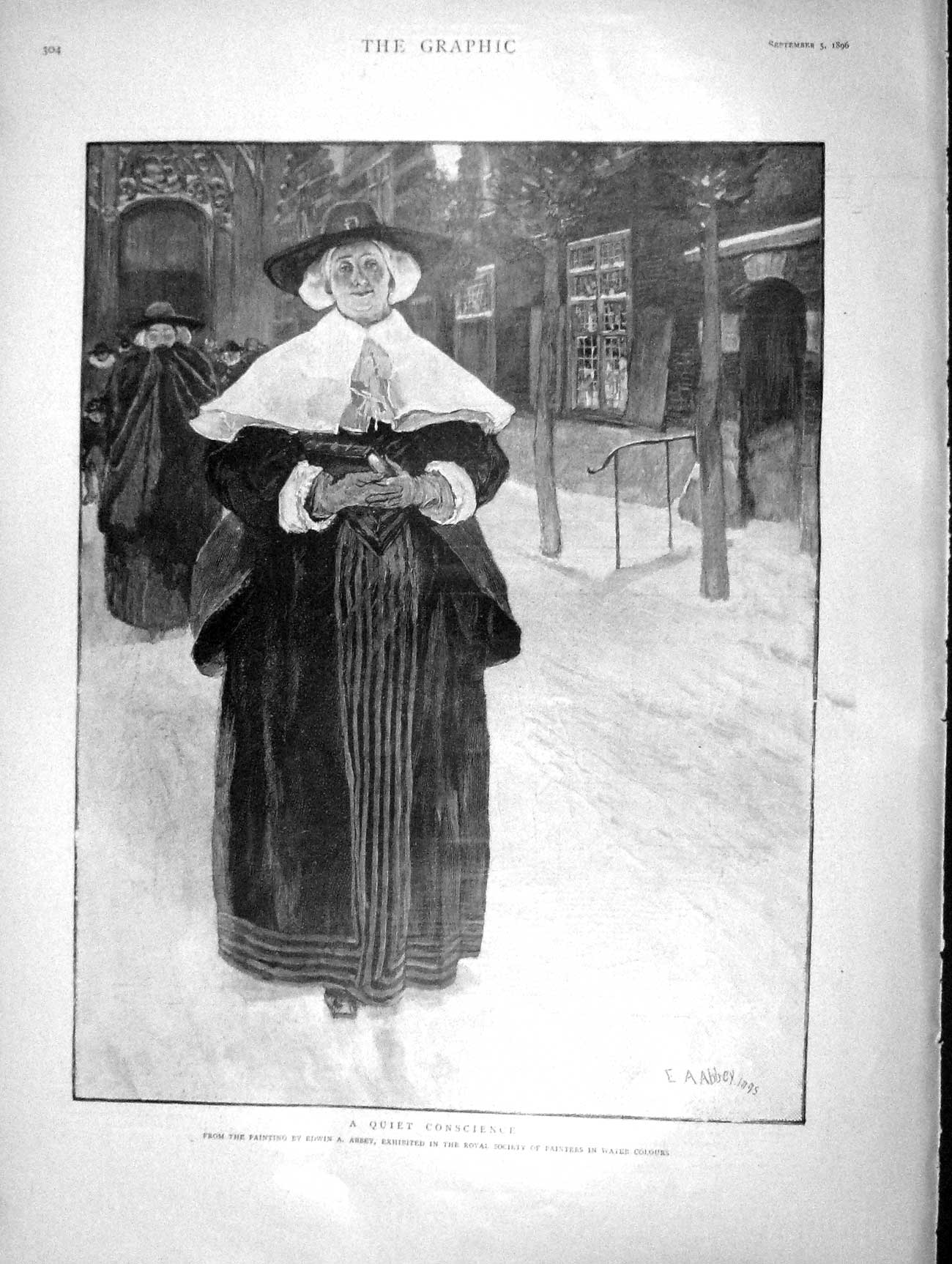 Original Old Antique Print 1896 People Street Scene Emperor Austria Vienna Czar