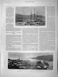 Old Antique Print 1896 War Rhodesia Chief Babyaan Matoppo Hammerfest Fram 19th