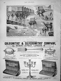 Original Old Antique Print 1896 Seaside Beach Elephant Washing Gmsith London