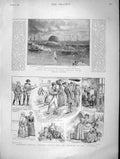 Old Antique Print 1896 Ships French Cruiser Clocheterle Cordelia America 19th