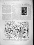Old Antique Print 1896 Funeral Wrench Scutari Mirza War Nile Kosheh Horse 19th