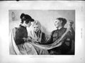 Original Old Antique Print 1896 Communion Sassoon Paget Evans Challemel-Lacour