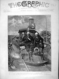 Original Old Antique Print 1896 Hussars Rhodesia Prince Alexander Teck Trai 19th