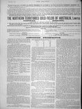 Original Old Antique Print 1896 Advertisement Northern GFields Australia 19th