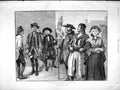 Old Antique Print 1896 Bellman Country Scene Oyez Young Girl Spilt Milk 19th