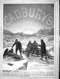 Old Antique Print 1896 Advertisement Cadbury'S Cocoa Drinking Chocolate 19th