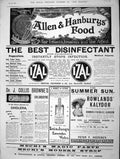 Old Antique Print 1896 Advertisement Allen Hanbury Collis Browne Kalydor 19th