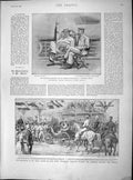 Old Antique Print 1897 Frederick Carrington Rhodes Dunvegan Ship Macguire 19th