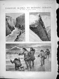 Old Antique Print 1897 Alaska Shamans Medicine Men Chilkoot Behring Harry 19th