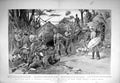 Original Old Antique Print 1897 Booty Rhodesia Siers Spoils War Kopje Kraal