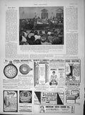 Old Antique Print 1897 War Indaba Matabele Chiefs Stock Exchange Buluwayo 19th