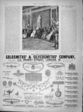 Original Old Antique Print 1897 Pope Borgia Rooms State Cremonial Vatican Rome