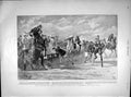 Original Old Antique Print 1897 English Egypt Gymkhana Horses Apple Race Sport